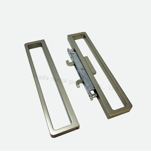 CHINA FACTORY Poignée de porte coulissante en aluminium de haute qualité Poignée de porte à arbre carré Poignée de serrure de porte en aluminium de haute qualité - Product Image 5