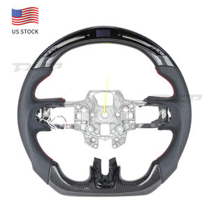 EE. UU. STOCK LED volante de fibra de carbono para <span class=keywords><strong>Ford</strong></span> <span class=keywords><strong>Mustang</strong></span> Ecoboost Coupe Gt Shelby Gt350 Gt350r GT500 <span class=keywords><strong>Mach</strong></span> <span class=keywords><strong>1</strong></span> 2015 2016-2023 - Product Image 1