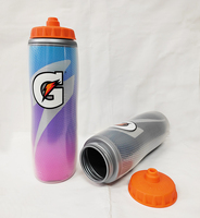 Bouteille d'eau sport Gatorade à double paroi isolée sous vide de 1 L, sans BPA, performance thermique de 24 à 36 heures, pour boire directement
