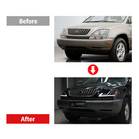 Accessoires de voiture Mise à niveau 3 LEDs LENS Projecteurs Phare clignotant pour Lexus RX300 1998-2002 Led Phare et feu arrière
