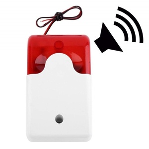 Đỏ nhấp nháy Mini Strobe còi báo động hệ thống trong nhà cài đặt - Product Image 2
