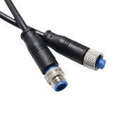 IP65 Mini M6 M8 acier inoxydable puissance connecteur étanche 2pin-6pin fil électrique 10A 12V courant nominal mâle/femelle