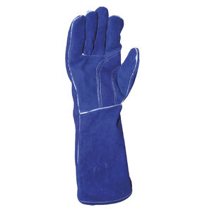 Guantes de Trabajo de Seguridad Industrial de Cuero de la Mejor Calidad, Guantes de Seguridad para la Construcción a Precios Económicos al por Mayor - Product Image 3