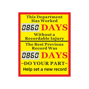 Tableau <span class=keywords><strong>de</strong></span> scores <span class=keywords><strong>de</strong></span> <span class=keywords><strong>sécurité</strong></span> enregistrable pour atelier et chantier - Product Image 4