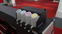 Impresora UV de Rollo a Rollo 2.1M 1.8M Impresora UV Banner Plotter Flexo para Envoltura de Vinilo