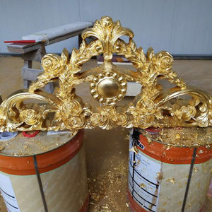 Feuilles d'or imitation (<span class=keywords><strong>papier</strong></span>) 14x14cm, épaisseur 0,15-0,2 micron, non autocollantes, similaire à l'or véritable 24 carats, couleur or, pour décoration - Product Image 3