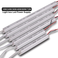 Ultra-mince intérieur IP20 12V 60W DC alimentation 24V sortie unique AC Type LED pilote usine en gros