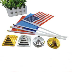 2023 đơn vàng hoặc bạc vuông hoặc tròn có chứa Cột cờ bảng thương lượng bảng nhựa cờ quốc gia - Product Image 5