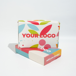 Commercio all'ingrosso Custom formato Logo scatole di <span class=keywords><strong>spedizione</strong></span> carta riciclabile con opzione di qualità di stampa Design gratuito per imballaggi eco-compatibili - Product Image 4