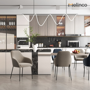 Meubles de <span class=keywords><strong>cuisine</strong></span> de luxe à <span class=keywords><strong>prix</strong></span> d'usine avec des designs personnalisés, ensembles de meubles sur mesure avec îlot et tiroirs, faciles à nettoyer - Product Image 2