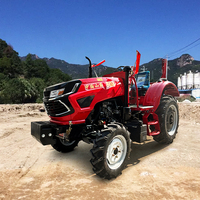 Petits tracteurs à quatre roues bon marché et populaires contenant des outils agricoles Mini tracteurs 4x4 Tracteurs agricoles à quatre roues motrices