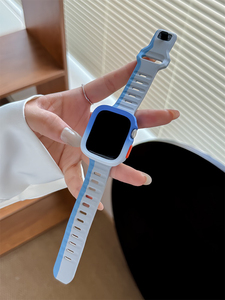 Nueva llegada caja de dos colores con correas de reloj 38/40/41/42/44/45/49mm <span class=keywords><strong>correa</strong></span> de repuesto para reloj inteligente para <span class=keywords><strong>correa</strong></span> de reloj <span class=keywords><strong>Apple</strong></span> - Product Image 6
