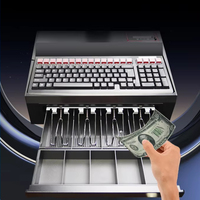 Sistema POS Todo en Uno con Pantalla Táctil de 15.6 Pulgadas, Terminal POS, Cajón, Impresora, Escáner, Caja Registradora, Sistema de Punto de Venta