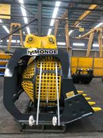 Bécher hydraulique pour la séparation du sol et le criblage du compost