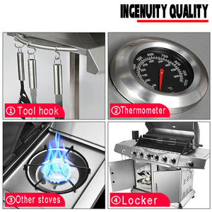 Parrilla Eléctrica de Carbón y Gas para <span class=keywords><strong>Barbacoa</strong></span>, Kamado, Juego Portátil con Alfombrillas, Máquina para Asar Pollo, para Acampar al Aire Libre, Estilo Coreano - Product Image 4