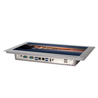 PC industriel tout-en-un embarqué sans ventilateur OEM haute luminosité IP65 avec écran tactile capacitif 10 points pour Windows/Linux