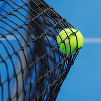 Filet de tennis professionnel à maille unique pour l'entraînement de divers types d'articles de sport, y compris des filets de tennis PE directement fournis par l'usine