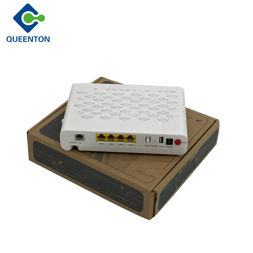 Bán buôn lợi ích giá thấp f660 v6.0 GPON onu ONT 1ge + 3fe + TEL + Wifi cho FTTH ISP dự án