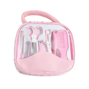 Baby Healthcare and Grooming Kit, Nail Hair Health Care Grooming Brush Baby Daily Necessities