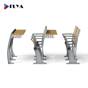 Bán Buôn Đồ Nội Thất Trường Học Sinh Viên Bàn Và Ghế Cao Đẳng Lớp Học Gỗ Rắn Bàn Và Ghế Đặt - Product Image 2