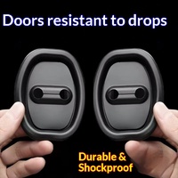 Couverture de serrure de porte en caoutchouc thermoplastique, absorbant les chocs, anti-collision, épaissie, imperméable et anti-poussière