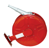 Enrouleur de tuyau d'incendie en aluminium de 30 m avec accessoires de 19/25 mm, boîte de lance d'incendie, lance flexible, accessoires de lutte contre l'incendie