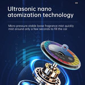 Difusor de Aromaterapia para Coche con Luces RGB de Proyección, USB 5V, 50ml, 1.5W, Nuevo Diseño, Música con Movimiento, Aceite Esencial sin Agua para Hoteles - Product Image 3