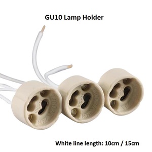 Bombilla Led <span class=keywords><strong>E27</strong></span> Base <span class=keywords><strong>Socket</strong></span> B22 <span class=keywords><strong>Pin</strong></span> Tipo Adaptador de lámpara Cerámica Porcelana GU10 Portalámparas - Product Image 5