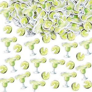 Copas de Margarita con Confeti, Decoración para Despedida de Soltera, Decoración de Mesa para Fiesta Mexicana, Decoración para Despedida de Soltera - Product Image 5