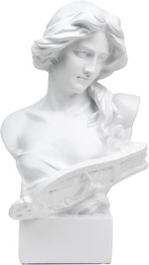 BSCI fabbrica Polyresin 12.5in statua greca classico busto romano mitologia greca scultura per la decorazione della casa