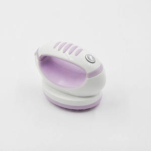 جهاز تدليك كهربائي فاخر أنيق باللون الوردي والأبيض مع رأس مدبب للجسم للاسترخاء اليومي في المنزل والمكتب - Product Image 4