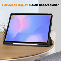 Étui intelligent pour Samsung Galaxy Tab S8 S7 A9 11 S10 S9 FE 10.9 Funda Galaxy Tab S10 S8 S9 FE Plus 12.4 13.1 avec porte-stylo
