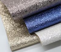 Cuir artificiel en PVC à paillettes métalliques imperméables pour chaussures sacs boîtes de maquillage étuis à crayons gants de bagage vêtements finis