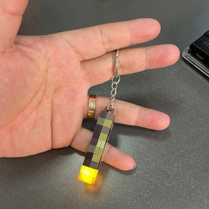 Toy USB Rechargeable LED <b>Light</b>-<b>up</b> Torch Lamp Keychain Plastic ABS Lightweight Flexible Children's Toy - Product Image 2