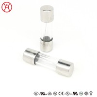 Fusible à tube de verre à soufflage lent 41T 41TP 4X15 50mA-15A 125V-250VAC à montage par clip pour appareils électroménagers et prises de courant
