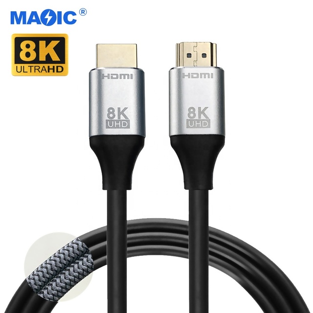 CE OEM New 2.1 8K HDMI Cable 60Hz Male to Male PVC Cord for Monitor 4K 120Hz 2.1 8K HDMI Line