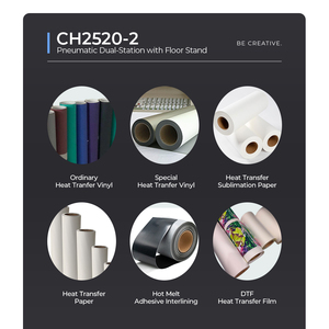 자동 듀얼 스테이션 공압식 40*50cm 15*20인치 열 프레스 기계, 고효율 및 균일한 압력, 빠른 가열 - Product Image 4