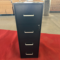 Armoire de classement verticale compacte à 3 tiroirs verrouillables en métal pour bureau