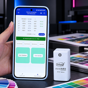Analizador de Color Portátil LS170 con Tarjeta de Color Electrónica para Comparación Delta E y Control de Calidad - Product Image 1