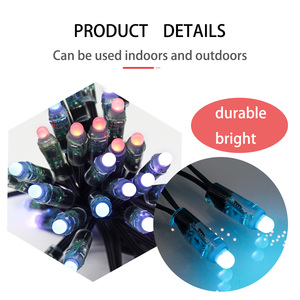 Luci LED Pixel RGB Colorate per Esterni, Illuminazione per Parchi, Giardini, Festività, <span class=keywords><strong>Casa</strong></span>, 12V 24V Impermeabili IP68 - Product Image 3