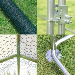Jaula para Conejos de <span class=keywords><strong>Malla</strong></span> de Alambre de Acero Galvanizado de Gran Tamaño, Nueva y en Oferta, con Cubierta Impermeable Tipo A - Product Image 4
