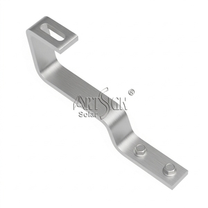 <span class=keywords><strong>Crochet</strong></span> solaire réglable en acier inoxydable SUS304 pour toiture en tuiles plates et ardoises, composants de support solaire photovoltaïque certifiés CE TUV - Product Image 1
