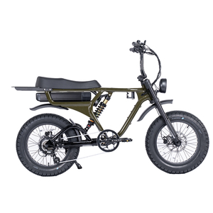 Vélo de montagne électrique Bafang durable 2025, 20 pouces, 1000W, pneus larges, suspension intégrale, vélo électrique adulte, batterie au lithium 52V pour la ville - Product Image 5