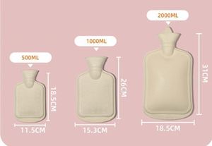 Bolsas de Agua Caliente de Caucho Natural, Libres de BPA, Duraderas, para Compresas Calientes y Terapia de Calor, Alivio del Dolor, Almohadilla Térmica - Product Image 4