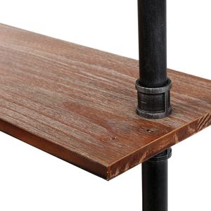 Estante de Livros de 85cm de Largura, Prateleiras para Banheiro, Estante de Exibição em Tubo, Suporte para Livros, Móveis para Casa, Escritório, Quarto, Sala de Estar, Cozinha - Product Image 6