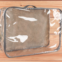Sac de couverture transparent de couleur écologique personnalisé sac de drap de lit
