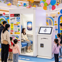Perlengkapan Photo Booth, Mesin Photo Booth Kecantikan, Photo Booth dengan Panduan Suara, Mesin Vending untuk Pesta, Dijual untuk Fotografi