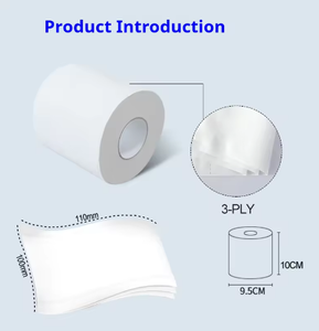 2025 Envoltura blanca personalizada Rolling 2 capas Rollos Jumbo térmicos Papel higiénico Toalla <span class=keywords><strong>de</strong></span> papel Precio al por mayor con logotipo - Product Image 5