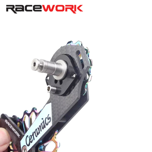 赛车超轻13-18t自行车后拨链器滑轮金色彩色碳纤维R7000R8000自行车导向轮 - Product Image 5