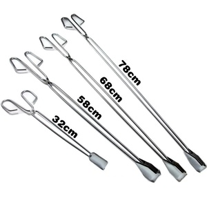 Pinces à déchets électroplaquées BD-23 pour l'assainissement et la manipulation du <span class=keywords><strong>charbon</strong></span> de <span class=keywords><strong>barbecue</strong></span> - Product Image 1